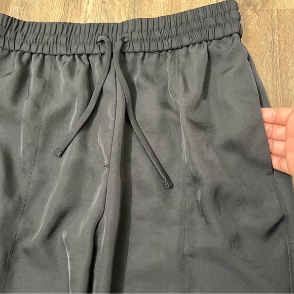 Zara Black‎ Flowy High-Waisted Jogging Pants - Picture 10 of 12